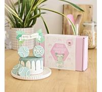 Dog Birthday Cake Mix Kit, Four Legged Fancies Tennis-ball Birthday Cake Kit for Dog/Puppy | Peanut Butter Flavoured with Tools & Ingredients, Easy Baking at Home (Tennis Ball, Peanut Butter)