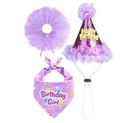 Dog Birthday Party Supplies Cute Hat Dress Bandana Large Medium Small