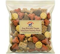 Dog Biscuits Treats Selection Mix 1.25kg | Dog Biscuits Variety Pack | Snacks & Training Treats for Dogs | Dog Treats for Small, Medium & Large Dogs | By Trusty Pet Supplies