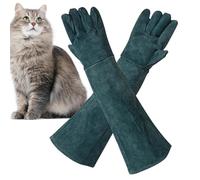 Dog Bite Proof Gloves, Dogs Cats Grooming Gloves, Multipurpose Pet Glove For Grooming, Extreme Heat And Fire Resistant Protects From Puncture And Scratch, Anti-Shedding Supplies For Animal Handling