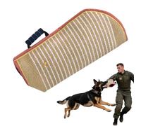 Dog Bite Sleeve Jute Training Gear with Padded Handle & Arm Guard for K9 Schutzhund Puppy Bite Work