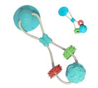 Dog Bite Toy, Dog Suction Cup Tug Toy,Interactive Pet Toy with Suction Cup for Dogs - Silicone Puppy Teething Toys,