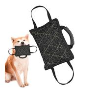 Dog Bite Tug Toy - 10.63 Inches Training Toy | Interactive Chew Cushion - Polyester Tug Of War Pad For Medium Dogs Play Training And Building Strong Healthy Biting Skills
