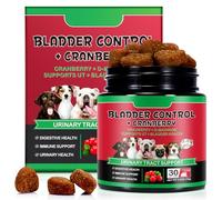 Dog Bladder & Kidney Support, Urinary Tract Protection Support Chewable Tablets | Cranberry+D-mannose | Dog Urinary Health Formula | Beijing Roast Duck Flavor | 30 Chews