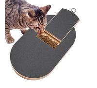 Dog Board - Wooden Dog Nail Board, Pull Out Food Box | Care Toy, Interactive Wooden Grooming Pad With Multi Function Nail Grinding And Play For Dogs