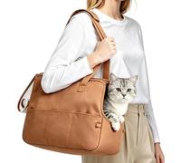 Dog Body Carrier Up To 15Lbs, Ventilated Pet Carrying Pack With Handle | Ventilated Body Carrier Provides A Comfortable Way To Carry Small Dogs And Cats With A Skin Friendly Cotton Fabric