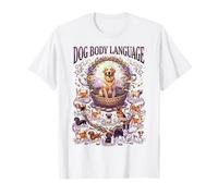 Dog Body Language Chart Canine Communication T-Shirt
