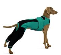 Dog Body Suit after Surgery, Surgical Suits for Male Dogs Anti Licking Sleeve Back Leg Support Post Surgical Intercostal Muscle Lump Removal Wound Protection(Green, M)