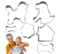 Dog Bone Cookie Stamps - Embossing , Versatile Cookie Making Set | Perfect for Cookies, Candy, Baked Jelly, Party Treats