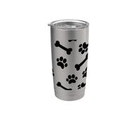 Dog Bone Pattern Stainless Steel Insulated Tumbler
