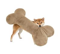 Dog Bone Pillow | PP Cotton 70x25cm Plush Comfort Cushion Pet Toy | Large Calming Sleep Support Pillow For Dogs Puppies Cats Soft Bone Shape Bed Companion Or Work Area