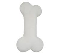 Dog Bone Pillow Toy - PP Velvet Plush Design | Uniquely Shaped Decorative Throw Pillow Creative Long Quirky Cushion | Soft Bone Plush Toy Keychain Accent Pilow For Home Décor Relaxing Lounging
