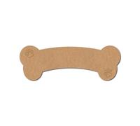 Dog Bone Pre Marked Design 1 - Premium MDF & Plywood Embellishments Laser Cut Craft Shapes for Scrapbooking, Card Making, DIY Decor, Weddings & Personalized Projects