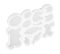 Dog Bone Silicone Mould for DIY Pet Keychain Resin Casting Crafts