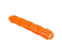 Dog Bone Toy, Bite And Brush Dog Toy Squeaky for Aggressive Chewers Chew Indestructible Toothbrush Stick Bone for Small Medium Large (Orange)