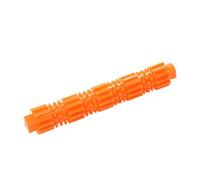 Dog Bone Toy Dog Teeth Cleaning Toy Indestructible Toothbrush Stick Bone Squeaky For Aggressive Chewers And Brush For Small Medium Large Kqy285 (Orange, 23X4CM)