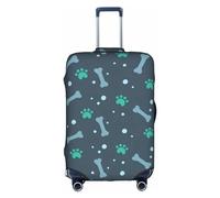 Dog Bones & Claws Suitcase Cover Elastic Washable Luggage Cover Scratch Protector Multiple Sizes