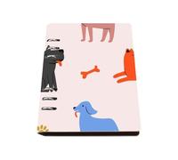 Dog Bones Notebook, Pu Leather A5 Notebooks, Lined Paper Lined A5 Notebook 180Pages/90Sheets, Notepad for Writing, Workbook for Dairy, Student Essentials University Women Man