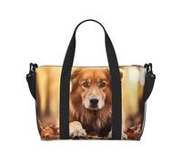 Dog Bones Paw Prints print Travel Bags Large Crossbody Bags Shoulder Bags Carry-on Spacious Bags Gym Bags, Black, One Size