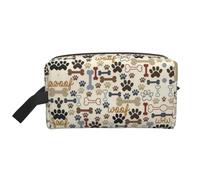 Dog Bones Paw Storage Bag Toiletry Bag Travel Bag Cute Cosmetic Bag Makeup Accessories