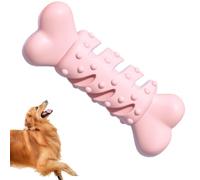 Dog BoneToy - Bite-Resistant Interactive Chewing Toy, Denttal Health GrindingBoone, Natural Rubber Teether, NonnToxic Dog Chew | Ďog BitinngB́ For Small Medium Breeds, Teeth Cleaning Ţoy