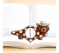 Dog Book Page Holder, Thumb Book Page Holder, Reading Accessory, Smooth Lightweight Acrylic Book Page Holders for Students, Teachers, Book Lovers, Literary & Bookworm Ideal Gift