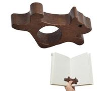 Dog Book Page Holder, Wooden Thumb Bookmark Clip, Page Holders for Reading,Dog Shape Smooth Wood Book Clip, Practical Reading Accessories & Ideal Gift for Book Lovers