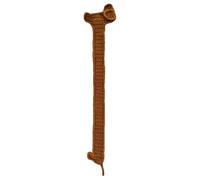 Dog Bookmark - Crochet Book Accessory, Handmade Animal Marker | Knitted Brown Dachshund Tail, Soft Creative Page Holder for Men Women Book Lovers Gift Reading Journals Novel Collectors