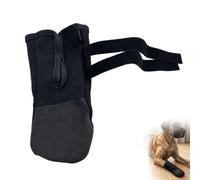 Dog Boot for Paw Injury Wound Protection Single Shoe for Bandages Non Slip Sole Breathable Water Repellent Medium Breeds M Size Pack of 1 Fabric Cover Width 7.3cm Length 8.3cm Weight 18 to 26kg