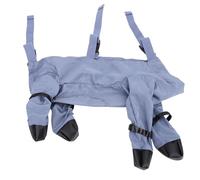 Dog Boot Suspenders, 11.81in Back Length Pants with Boots, Adjustable Dogs Leggings, Oxford Cloth Rain Suspender for Outdoor Walking, Running, Hiking