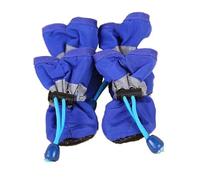 Dog Boots Adjustable,Dog Shoes 8pcs Pet Dog Shoes Anti-slip Rain Snow Boot Thick Warm For Small Cats Dogs Puppy Socks Booties(Blue,M)
