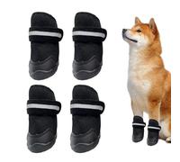 Dog Boots, Elastic Breathable Anti-Slip Puppy Booties for Outdoor Walking, Hiking, and Camping, Durable Paw Protectors, Pet Shoes for Puppies on Floors, Grass, Trails, or Nighttime Walks