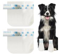 Dog Boots for Injured Paws Waterproof, 40 PCS Dog Bandages for Paws, Dog Socks Paws Stop Licking,for Medium Dogs 16-38 lbs, Indoor Outdoor Walking Running Hiking