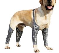 Dog Boots Leggings, Dog Paw Licking Sleeves, Soft Protective Elbow Pads, Adjustable Support Splint for Dogs, Joint Wrap, Bandages to Stop Licking