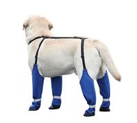 Dog Boots - Polyester Cotton Dog Boots Paw Protector | Boots & Paw Protectors for Dogs | Waterproof Non Slip Pet Boots with Suspenders Protective Boot for Four Seasons Dirty-Proof Outdoor