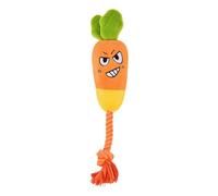 Dog Boredom Relief Rope Toy for Small Dogs, Ruining barbarian fo | Plush Squeaky Vegetable Toy for Chew, Toss, and Daily At-Home Play