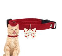 Dog Bow Tie Collar, Dog Collar with Bow Tie - Bow Tie with Cute Cat Necklace - Bowtie with Soft Collar Cotton for Dogs, Kitten Collar Necklace for Dogs, Soul