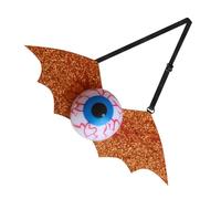 Dog Bow Tie, Halloween Bat Shape Pet Collar 2.36x6.89 inches, Adjustable Puppy Costume Accessory with Soft Fabric Strap, Cute Outfit for Small Medium Large Dogs Travel Party Photoshoots