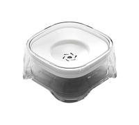 Dog Bowl 2000ml - Large Capacity Spill Proof Water Dispenser Pet Feeder Bowl Dog Dish Water V7B8 Slow Drinking