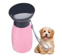 Dog Bowl Bottle, 600 ml Hiking Bottle for Dogs, Leak-Proof Drinking Container for Pets, On the Go, Trips, Walks, Travel, Camping, Cat Friendly