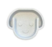Dog Bowl by woof and meow, anti-slip, slow feed features and sensory raised areas, eco organic plastic, made in the UK