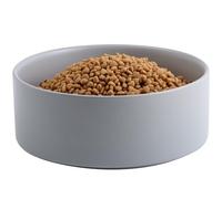 Dog Bowl Ceramic, 8 Cup Non-Slip Heavy Weighted Dog Food Water Dish for Medium Large Breeds, Durable Marble Grey Design