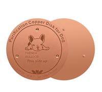 Dog Bowl Copper Disc with Triple-Point Support Pet Supplies