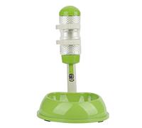 Dog Bowl & Food Dispenser - e Pet Feeder for Dogs & Cats | Dog Feeder with Easy Drinking Bowl | Dog Feeding Solution (Green)