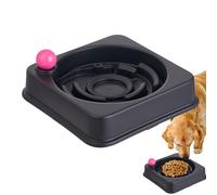 Dog Bowl for Slower Eating, Interactive Anti-Sling Food Bowl for Dogs, Puzzle Feeder Bowl for Healthy Eating, for Home, Student Dorm, Bedroom, Balcony, Living Room