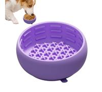 Dog Bowl for Slowing Down Food Intake, Interactive Bowl Made of Silicone with Non-Slip Base, to Slow the Eating Speed for Dogs and Cats - for Puppies
