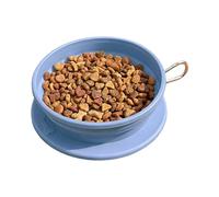 Dog Bowl for Travel - Soft Multi-Purpose Hydration Drinker | Foldable Water Bowl for Dogs, 13.3cm Silicone Portable Pet Feeder, Outdoor Walking Cat Drinking Dish for Camping Hiking and Adventures