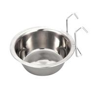 Dog Bowl from the Kennel | No Spill Water Dispenser with Stainless Steel Cage - Cat Hanging for Indoor Pets, Portable Dog Feeding Bowl for the Ho