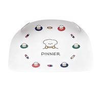Dog Bowl Mat Waterproof Spill-Proof PU Leather Placemat