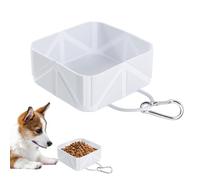 Dog Bowl - Portable Pet Feeding Solution | Foldable Travel Food Dish | Foldable Dog Feeder Cats Rabbits Outdoor Adventures Hiking Hiking Camp